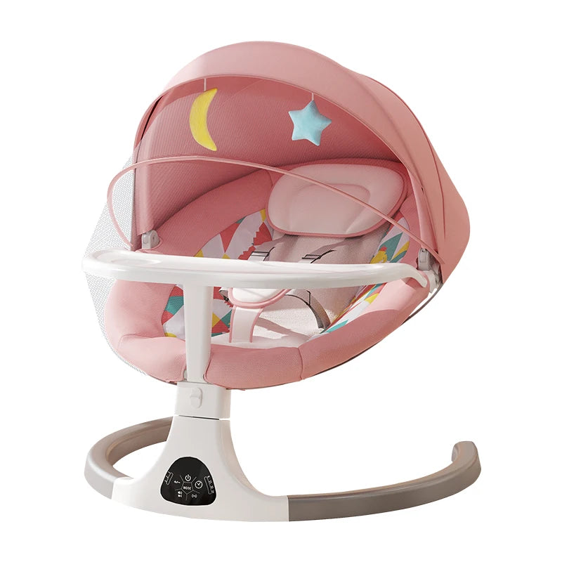 Baby Electric Rocking Chair Baby Electric Sleeping Basket Cooting Smart Rocking Chair for Children Electric Baby Swing
