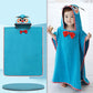 Kids Poncho Towels Hooded Bathrobe - Cotton Absorbent for Baby Shower, Height 80-170cm Boys Girls Children Cartoon Swim Bathing