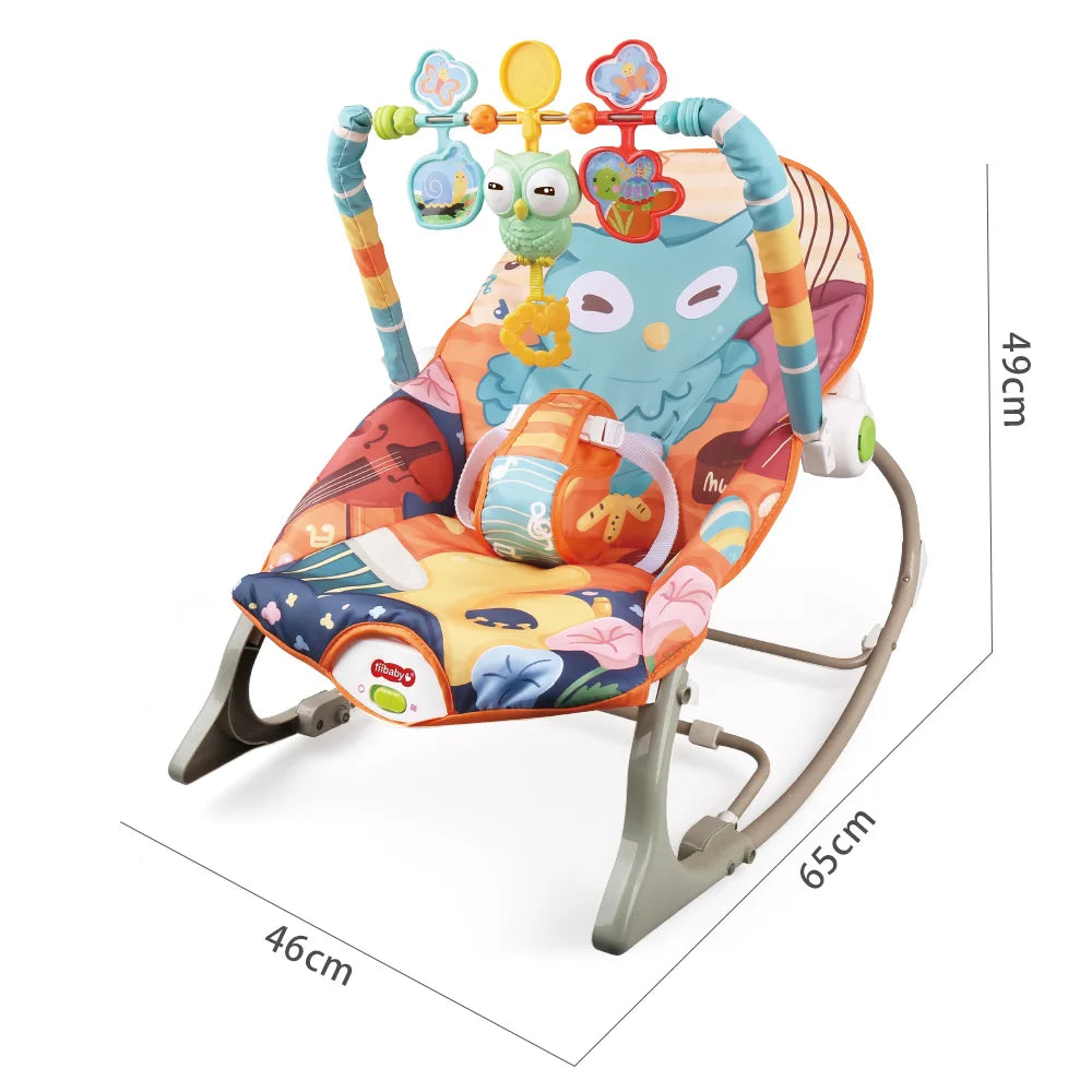 Baby Bouncer for Infant Multifunctional Rocker Suitable For 0-3 Years Old Baby Gift Bounce Vibrating Deluxe Baby Bouncer Seat
