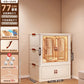 No Assembly Wardrobe Foldable Clothes Storage Cabinet Portable Infant Wardrobe For Bedroom Setup Large Capacity Durable Stylish