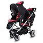 Twin Stroller Foldable Stroller High View Stroller Sit or Lie Down Double Multifunction Trolley Baby Products Strollers Trolleys