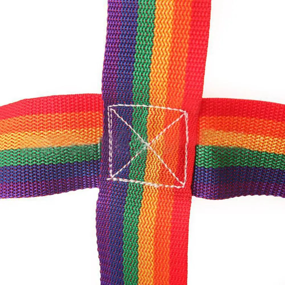Rainbow Rope Climbing Net for Kids