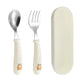 Baby Feeding Essentials – Cute Doll Design Stainless Steel Cutlery