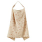 Muslin Nursing Covers for Breastfeeding, Privacy Breast Feeding Cover with Arch Neckline for Mom and Baby Nursing Apron