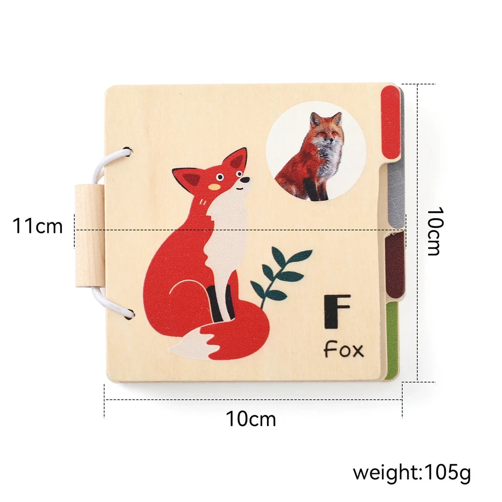 Montessori Baby Toys Wooden Cartoon Block Rattle Toys Early Educational Toys for Kids Wooden Craft Toddler Toys Baby Accessories