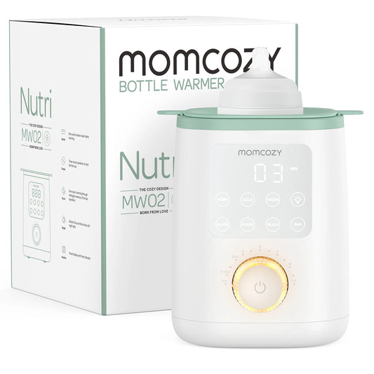 Momcozy 9 in 1 Bottle Warmer, with Night Light, Accurate Temperature Control