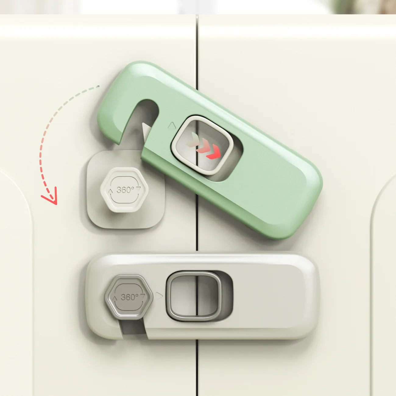 Baby Safety Locks 1/2 Pcs Anti-Pinch Drawer Door