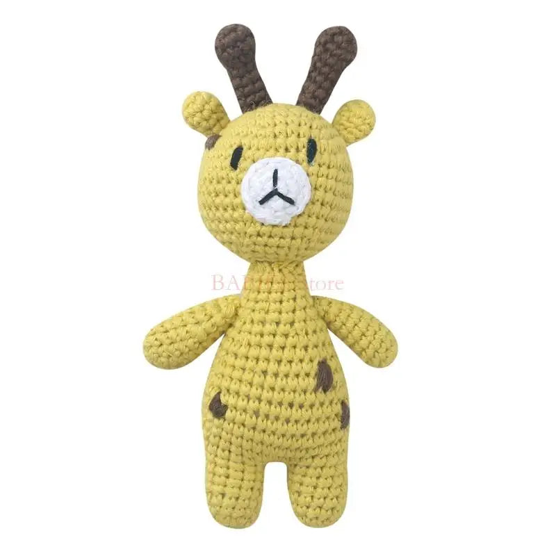Knitted Animal Plush Toy – Soft Sleep Toy for Babies