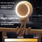 Bladeless Baby Stroller Fan with LED Display Safe for Crib Use Quiet Portable Desk Fan Rechargeable 3600mAh Battery for Infant