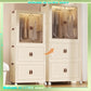 No Assembly Wardrobe Foldable Clothes Storage Cabinet Portable Infant Wardrobe For Bedroom Setup Large Capacity Durable Stylish