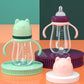 Baby Milk Feeding Bottle Set With Handle Infant Bottles Silicone Nipple BPA