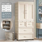 Luxury Wardrobe Clothes Closet Baby Cupboard Sliding Door Wardrobe Bathroom Cabinets Armario Organizador Bedroom Furniture