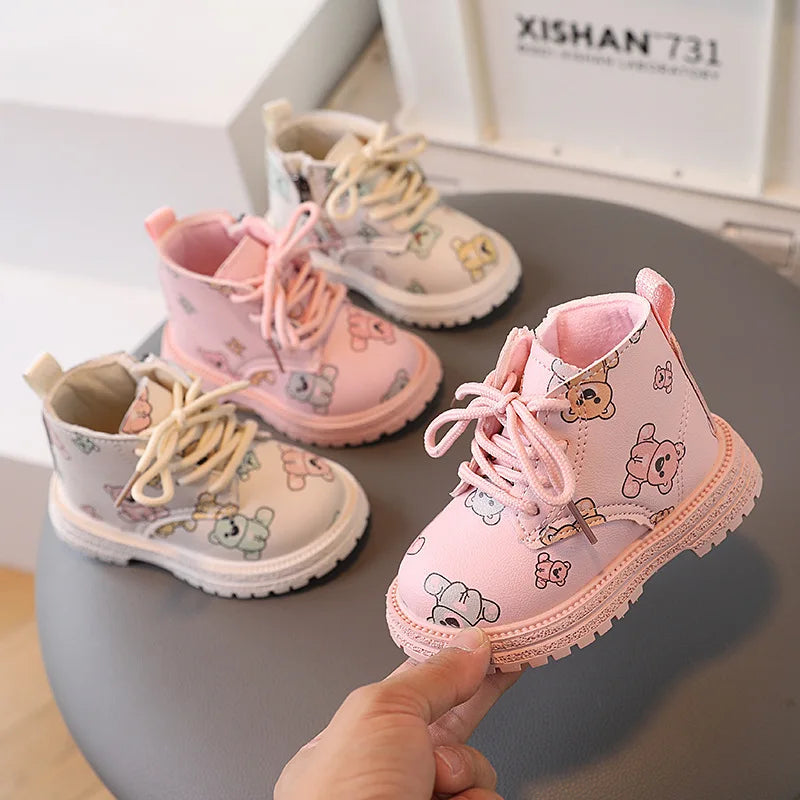 AJHL 2025 New Leather Western Boots Cowboy Bootie Soft Sole Non-Slip Crib Shoes for Baby Infant Toddler Girls Boys Newborn