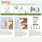 Baby Safety Magnetic Locks Cabinet Drawer Self-Adhesive Screw