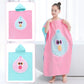 Kids Poncho Towels Hooded Bathrobe - Cotton Absorbent for Baby Shower, Height 80-170cm Boys Girls Children Cartoon Swim Bathing