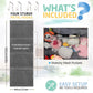 Stuffed Animal Storage Bag Over The Door Stuff Animals Organizer with 4 Large Pockets Hanging Mesh Bags for Baby Plush Toys