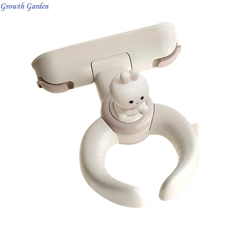 Portable Foldable Baby Shower Stand Rack Secure Grip Adjustable for Toddler Safe Standing Support Bath Time Helper E65D