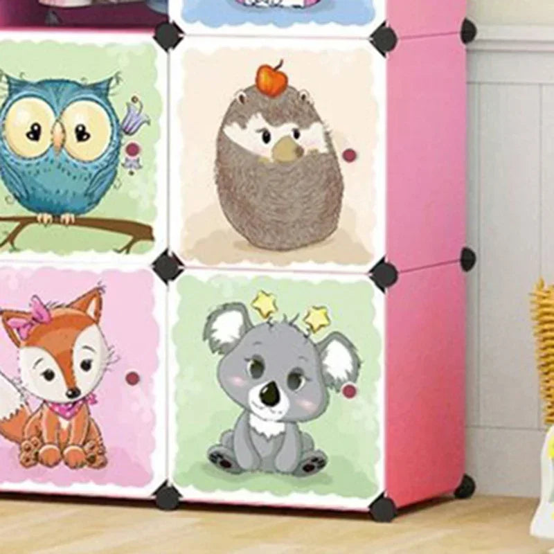 Storage Locker Child Wardrobe for Clothes Girl Cupboard Kids Cabinet Babies Bedroom  Meuble Chambre Enfant Child Room Furniture