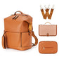Infant & Baby PU Leather Diaper Bag – Nursing & Travel Friendly