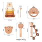 Baby 1-3 Year Musical Instruments Toys Wooden Montessori Musical Game Interactive Toy Cartoon Bear Toddler Educational Toy Gifts