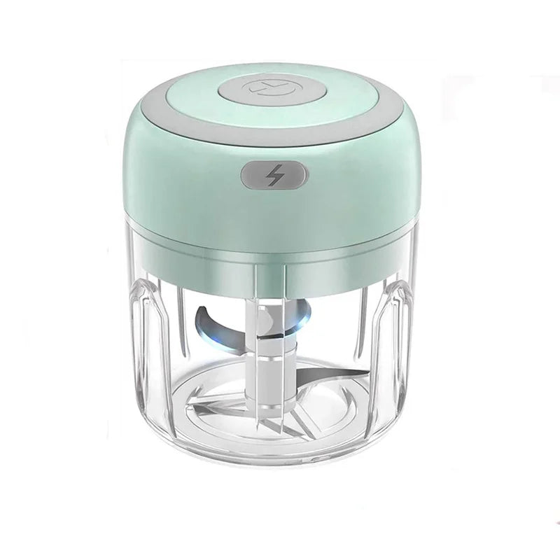 Small Size Usb Rechargeable Mini Galric Chopper Pepper Sauce Maker Small Food Processor Food Chopper