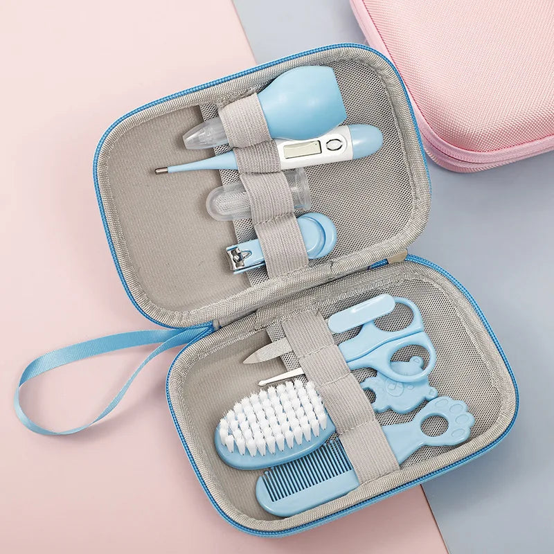 Mother and baby products Care set Baby thermometer Baby set Nail cutting tool care 8-piece set