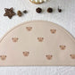 1PCS Silicone Printing Placemat, Baby Cartoon Placemat, Non-slip Insulated Kitchen Table Mat, Easy To Clean and Foldable