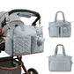 Breast Pump Bag Diaper Bag Tote with Pacifier Case Large Large Capacity  Diaper Tote for Mom and Dad Breast Pump Bag