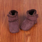 Baby Shoes Soft Bottom Anti-Slip Walking Shoes Leatherette Faux Fur Integrated Design Breathable Comfortable Children Footwear
