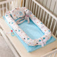Portable Folding Baby Nest Travel Bed Crib Newborns Cots Sleep Nest Infant Cradle Bed Cuna Baby Nest Baby Dropshipping 90*50cm
