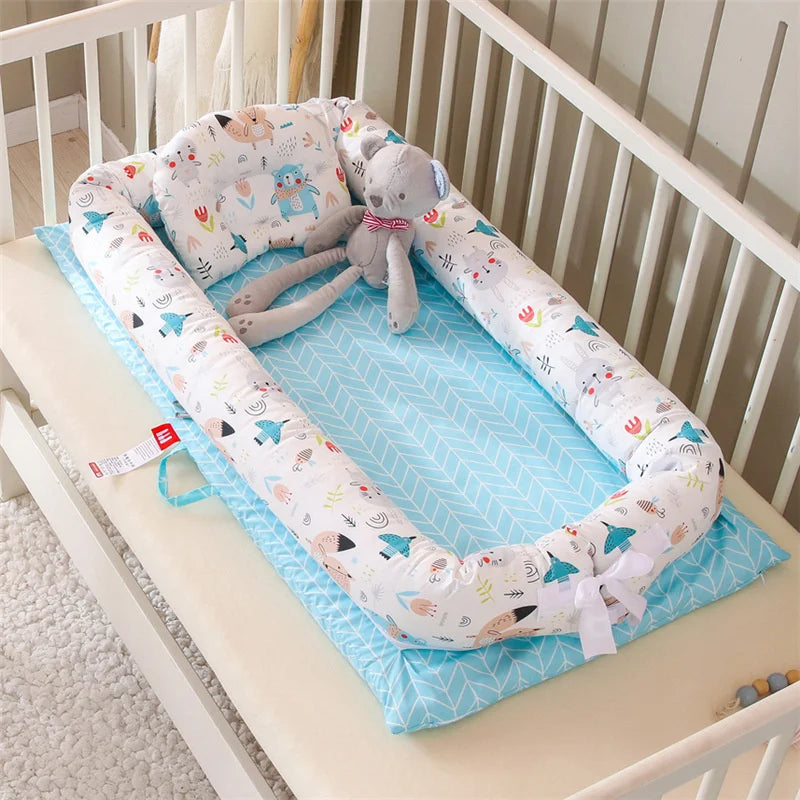 Portable Folding Baby Nest Travel Bed Crib Newborns Cots Sleep Nest Infant Cradle Bed Cuna Baby Nest Baby Dropshipping 90*50cm