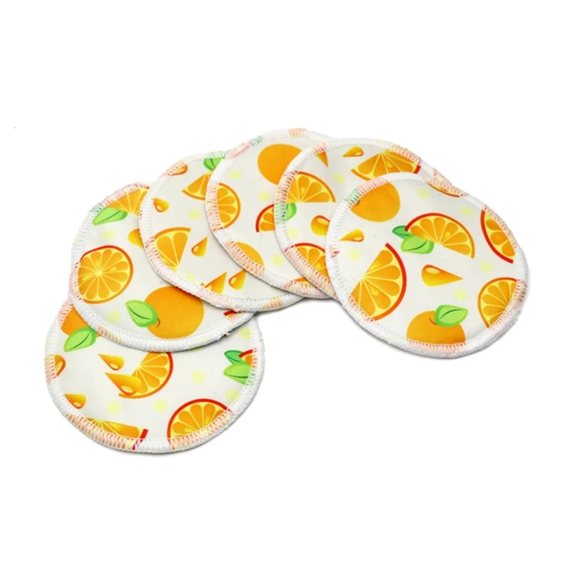 Nursing Pads 6pcs/set Washable Breast Breastfeeding Super Absorbency Mat for Mum Waterproof Feeding Pad Reusable Supplies