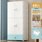 Foldable Storage Cabinet Wardrobe Filing Plastic Chest Modular Wardrobes Baby Cupboard Drawer Armarios Bedroom Furniture