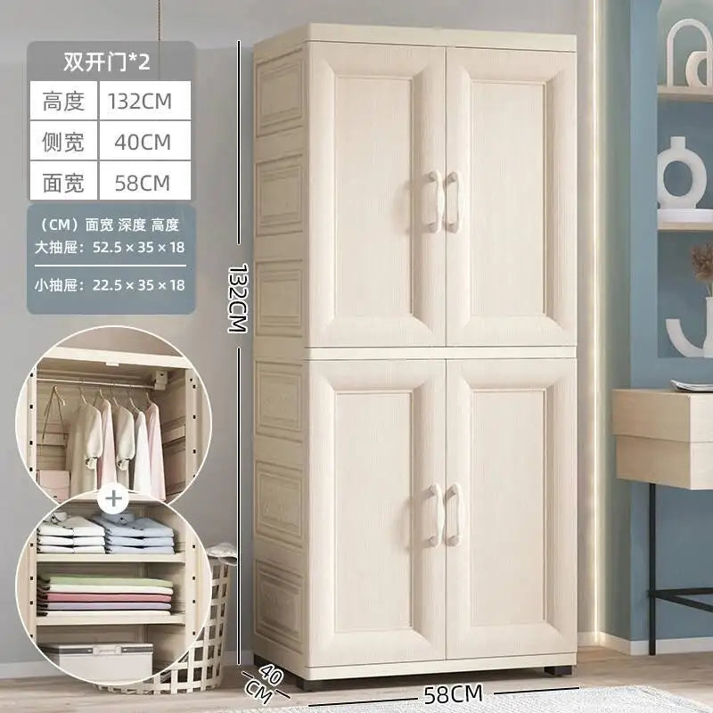 Luxury Wardrobe Clothes Closet Baby Cupboard Sliding Door Wardrobe Bathroom Cabinets Armario Organizador Bedroom Furniture
