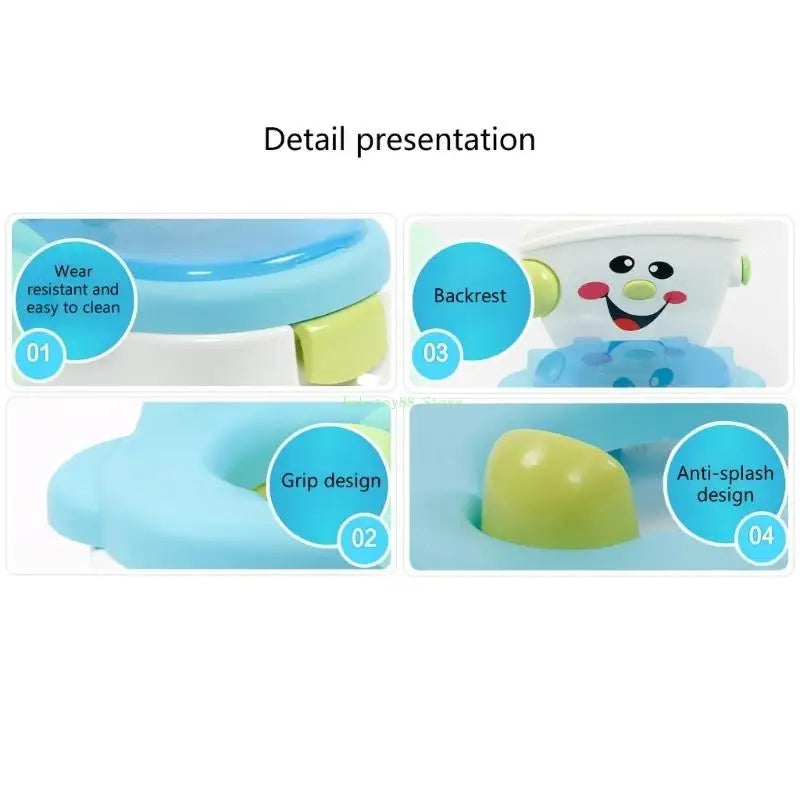 3-in-1 Portable Cartoon Baby Potty – Training Chair & Toilet Seat