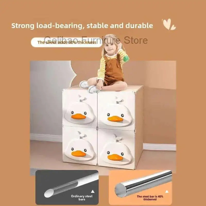 Clothes Baby Closet Cabinet Baby Dress Closet Girl Wardrobe Bedroom Storage Children Dresser Organizer Roperos Closet Furniture