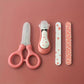4 pcs/set Baby Care Set : Nail Clipper with Cover, Nail Files, Scissors