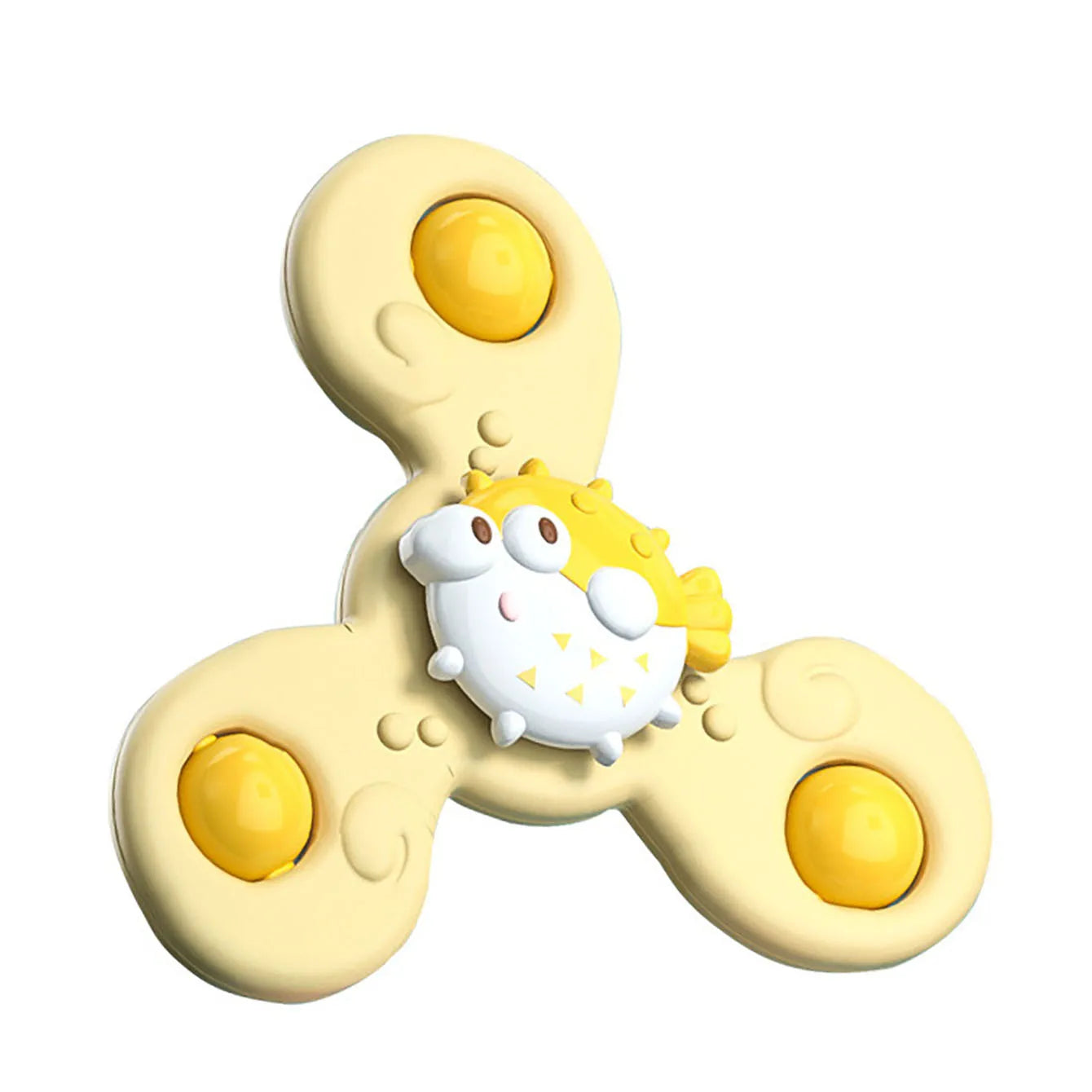 Baby Bath Water Toy – Rotary Suction Cup Cartoon Rattle