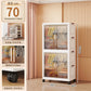 Children's Wardrobe Storage Cabinet Living Room Foldableable Bedroom Container Bins Large Capacity Baby Wardrobe Multi-Function