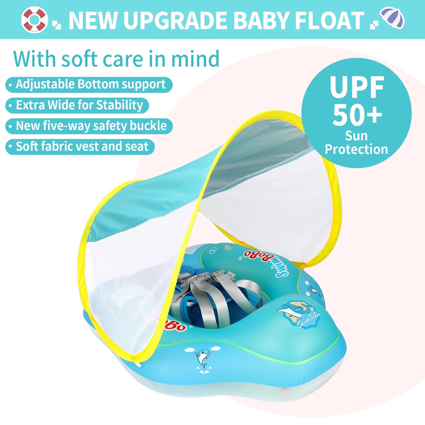 Infant Swimming Float – Upgraded Swimbobo Swim Circle for Kids
