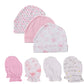 Soft Infant Hat Gloves Set for Newborn Boys and Girls