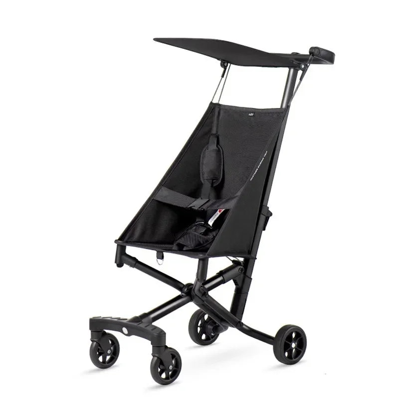 Portable Outdoor Baby Stroller, Lightweight, Foldable Pocket Stroller for Travel Baby Carriage Four wheels Infant Trolley