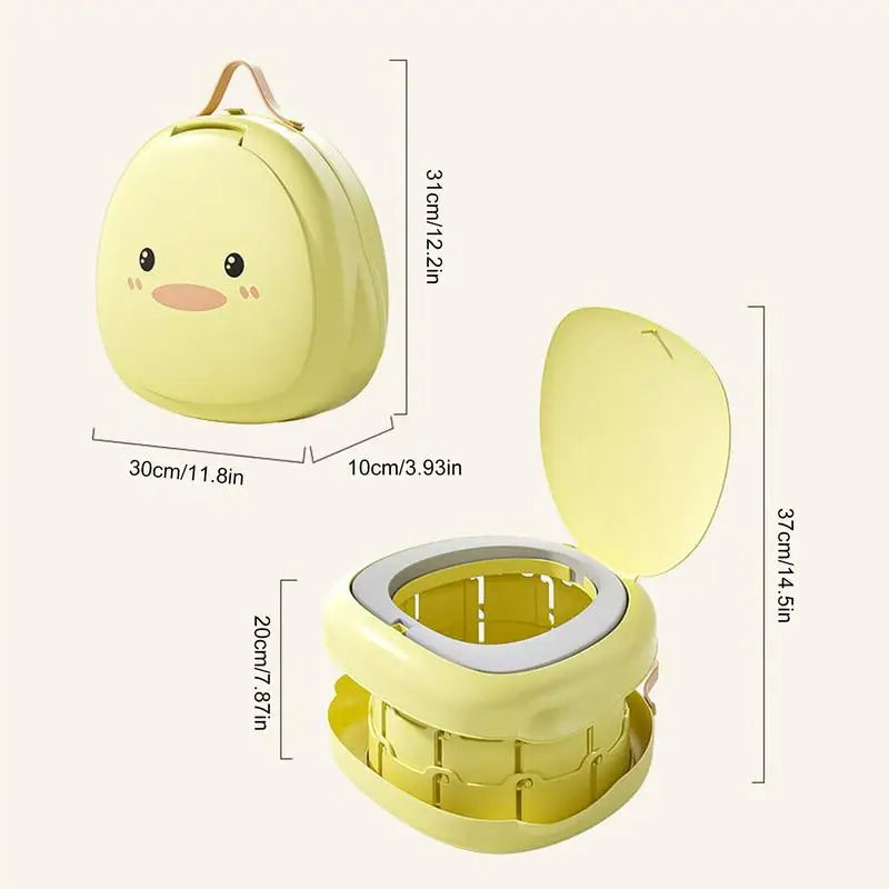 Portable Toddler Potty – Folding Training Seat for Kids & Camping