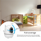 Nouveau babyphone 5 pouces avec zoom 4x et berceuses