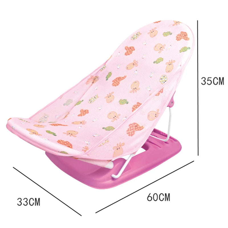 Summer Deluxe Baby Bather Seat Comfort Folding Baby Bather Rocking Chair Baby to Toddler Bath Tub - No-Slip Seat