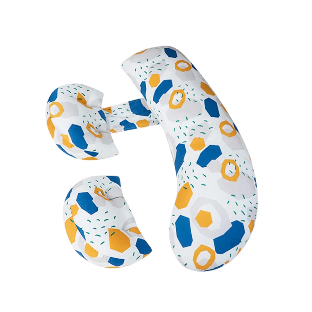 Pregnancy Pillow Multi-Functional Side-Sleeping Throw Pillow Provides a Comfortable Sleeping Position Suitable for Summer