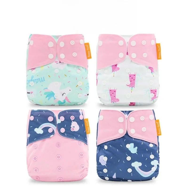 4-Pack Reusable Cloth Diaper Covers