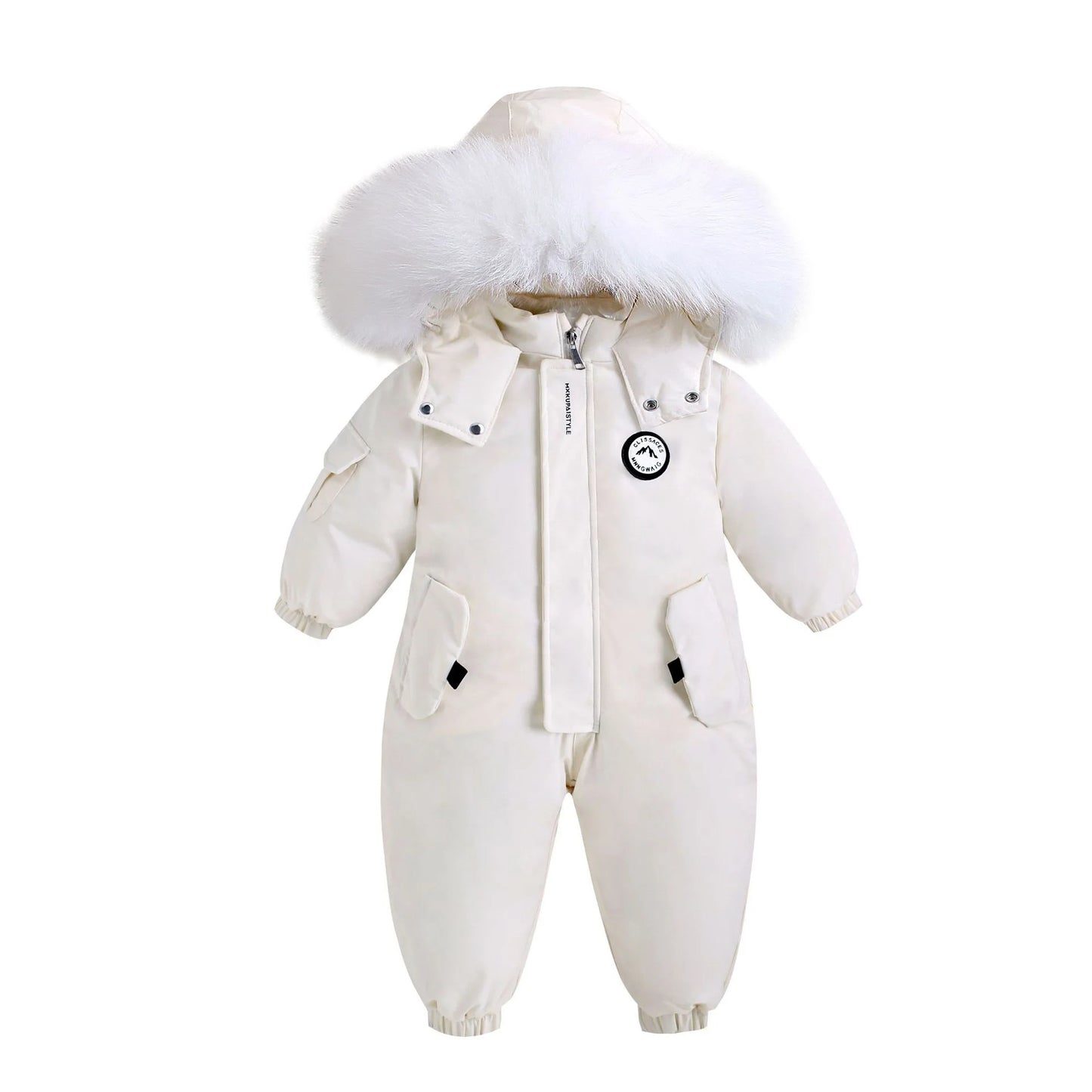 OLEKID -30 Degree Russia Winter Baby Jumpsuit Plus Velvet Baby Boy Overalls 1-5 Years Kids Toddler Girl Snowsuit Outerwear Coat