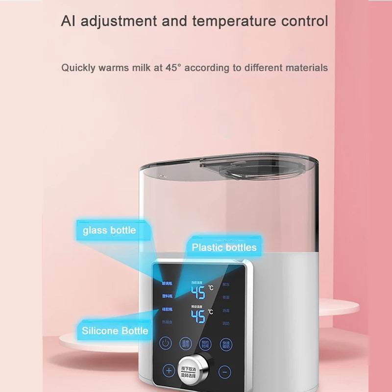 8-in-1  Multi function Baby Bottle Warmer Heater Sterilizer Fast Milk Warmer with Timer Breast Milk Newborn Accessories