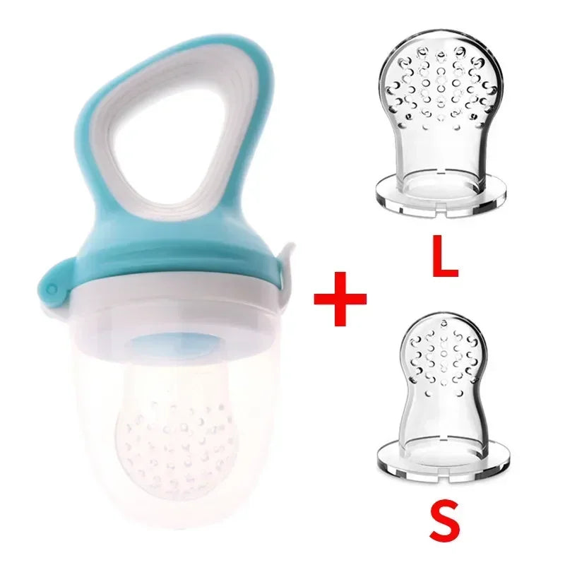 Sucette d'alimentation pour bébé avec tétine à fruits – Sucette de dentition en silicone sans BPA